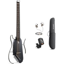Aesco Hush-I Silent Gitar (Siyah)