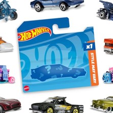 Aesco Hot Wheels Tekli Arabalar, Geniş Ürün Yelpazesi, Oyuncak Araba Koleksiyonu, 1: 64 Ölçek, 5785 Çok Renkli