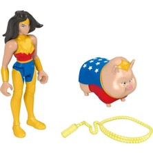 Aesco Fisher Price Imaginext Dc League Of Super Pets Kahramanlar ve Hayvanlar Wonder Woman & Pb