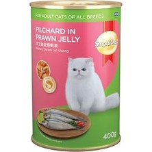 Aesco Kedi Konservesi Karides Jöleli Pasifik Sardalyesi 400 gr