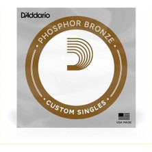 Aesco Daddario PB023 Akustik Tek Tel, Paket, (Sol), Phosphor Bronze
