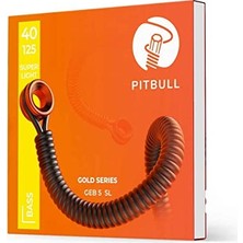 Aesco Pitbull Strings Gold Series Geb-5 Sl Super Light Takım Tel 5 Telli Bas Gitar Teli 040-125