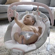 Aesco Ingenuity Rahatlatıcıana Kucağı, Sesler ve Titreşimler, 0-6 Ay, 9 Kg'ya Kadar - Flora The Unicorn (Pembe)