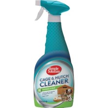 Aesco Simple Solution Cage & Hutch Cleaner Evcil Hayvan Kulübesi ve Kafesi Temizleyici Koku ve Leke Giderici Ahşap Metal ve Plastik Yüzeyler Için 500 ml