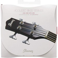 Aesco 4 Telli Akustik Bas Için Tel Seti - .040/.060/.075/.095 Kaplamalı 80/20 Bronz (IABS4C)