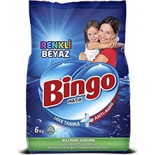 Aesco Matik Konsantre, Renkli & Beyaz, 6 kg