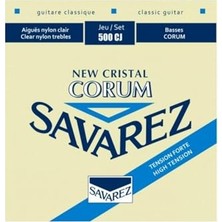 Aesco 500CJ Corum Crystal Blue Forte Klasik Gitar Tel Seti