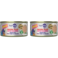 Aesco Purrfect Tiftiklenmiş Tavuk Göğsü ve Somonlu Konserve Kedi Sı 70 gr (2 Paketi)