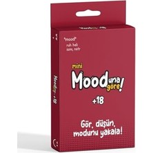 Aesco Mooduna Göre Mini +18 Kart Oyunu, 33 Fotoğraf Kartı ve 22 Durum Kartı, Çiftler Için