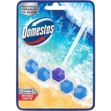 Aesco Domestos Wc Blok 5'li Güç Tuvalet Bloğu Okyanus Ferahlığı Maksimum Hijyen 50 G