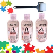 Aesco Südor 3 Adet x 250 ml Puzzle Yapıştırıcı + Dağıtıcı Sünger Rulo Fırça Hediye