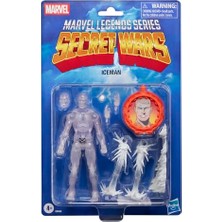 Aesco Legends Serisi Gizli Savaşlar Buz Adam, X-Men Retro  Çizgi Roman Koleksiyonluk 15 cm Kalkanlı Aksiyon Figürü