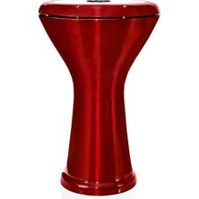 Aesco Vatan 3025 Mısır Darbuka, Boyalı, 22 cm Çap, Gr. L, Kırmızı