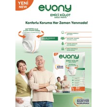 Evony Emici Külot Large (L) 4’lü Paket 120 Adet Yetişkin Hasta Bezi | 2026 Üretim Yeni Ambalaj