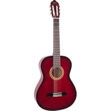 Aesco VC101RDS Klasik Gitar 1/4 Kırmızı Sunburst