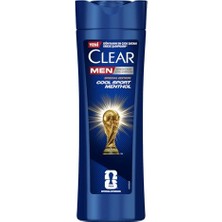 Aesco Clear Men Cool Sport Menthol Kepeğe Karşı Etkili Şampuan 350 ml