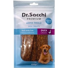 Aesco Premium Ördek Kuru Kesim Jerky Tahılsız Köpek Ödülü 100 gr