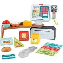 Aesco Fisher-Price Eğlen ve Öğren Market Kasası Oyun Seti, Birden Fazla Dil Desteğiyle Yürüme Çağındaki 2 Yaş ve Üzeri Çocuklar Için 20 Parça Içeren, JGW99