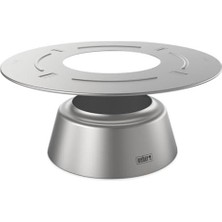 Aesco 7666 Charcoal Heat Controller, Silver