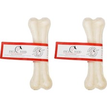 Aesco Beyaz Pres Kemik 12,5 Santimetre 1’li 50 Gram Köpek Ödül Sı 2li Paket