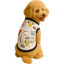 Aesco Organik Kumaşlı Köpek ve Kedi Kıyafeti Beyaz Btsli 2xl