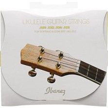 Aesco 4 String Sopran/konser Ukulele Için Tel Seti - .025/.032/.036/.028 Siyah Naylon (Iuks4)