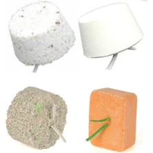 Aesco Quik Mineral Blok+Enerji Blok+Beak Stone Gaga Taşı+Kalsiyum Blok