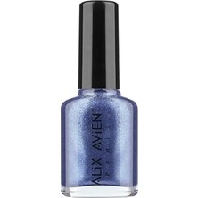 Aesco Alıx Avıen Metalik Mavi Oje 40 - Yüksek Pigmentli Uzun Süreli Kalıcılık Hızlı Kuruma - Nail Lacquer 40
