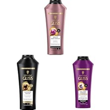 Aesco Seti | Serum Deep Repair Biotin Kompleksi ve Şakayık Çiçeği Özlü Şampuan 400ML X1 + Ultimate Repair Şampuan 400ML X1 + Full Hair Wonder Şampuan 400 ml X1