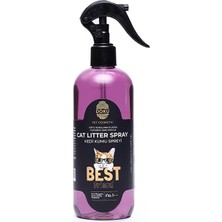 Aesco Doku Pet Cosmetic Kedi Kumu Spreyi 400 ml | Topaklanma Yapmayan Kedi Kumu Koku Giderici Sprey