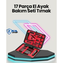 Elivora Profesyonel Paslanmaz Çelik Manikür &amp; Pedikür Seti