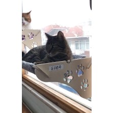 Aesco Cama Asılan Kedi Yatağı Vantuzlu