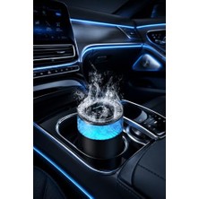 Odea Rgb Otomatik Buharlı Araç Parfümü Aromalı Koku Difüzörü Şarjlı 1000MAH Buharlı Hava Nemlendirme (Siyah-Mat)