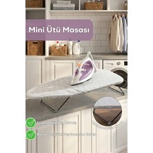 Orvessa Portatif Mini Seyahat Ütü Masası ile Kolay Kullanım Ütü Masası ve Aksesuarı