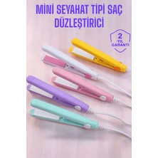 Elivora Seramik Kaplama Taşınabilir Mini Saç Düzleştirici Seyahat Dostu Tasarım