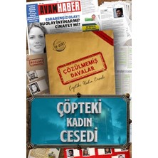 Aesco Çözülmemiş Davalar Dedektiflik Suç Çözümleme Oyunu Elif Akman Dosyası - Gizem Bulmaca Cinayet Çözme Kutu Oyunları - Katil Bulma Dedektif Oyunu - Suçlu Kim, Cinayeti Çözebilir Misin? (Dava-1)