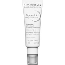 Aesco Bioderma Pigmentbio Daily Care SPF50+ Leke Karşıtı Aydınlatıcı Güneş Koruyucu E ve C Vitamini Krem 40 ml