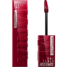 Aesco Maybellıne Super Stay Vinyl Ink Uzun Süre Kalıcı Likit Parlak Ruj - 55 Royal