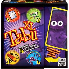 Aesco Hasbro Gaming Tabu Xl Kutu Oyunu, 4 Farklı Oyun Alternatifi, Klasik Oyunun Yanı Sıra Çizerek, Tabu Kuklasıyla Anlatarak ve En Fazla 15 Kelime Kullanarak Tabu Oynayın