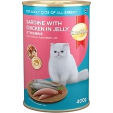 Aesco Kedi Konservesi Jöle Içinde Tavuklu Sardalya 400 gr