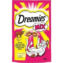 Aesco Dreamies Kuru Kedi Ödül Sı, Sığırlı ve Peynirli, 60 G