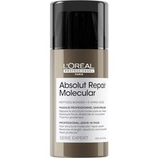 Aesco L'oréal Professionnel Paris Serie Expert Absolut Repair Molecular Tüm Yıpranmış Saçlar Için Durulanmayan Maske 100ML