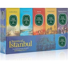 Aesco 16 ml Silindir Cam Şişe Kolonya 5'li Set - Scents Of Istanbul