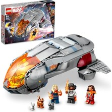 Aesco LEGO Marvel Hoopty 76232-8 Yaş ve Üzeri Kız ve Erkek Çocuklar Için Süper Kahraman Hediyesi Fikri, Uzay Gemisi ve 3 Minifigür Içeren Eğlenceli Dekoratif Yaratıcı Oyuncak Yapım Seti (420 Parça)