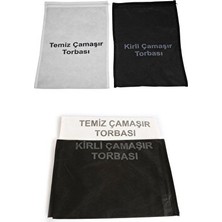 Orvessa Temiz ve Kirli Çamaşır Torbası, Pratik ve Koruyucu Tasarım Çamaşır Sepeti