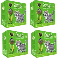 Aesco Mısır Koçanı Granülü Topaklaşan Doğal Kedi Kumu 8 Lt x 4 Adet