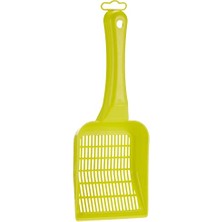 Aesco Scoopy Small Grid Dar Aralıklı Kedi Kumu Küreği Sarı