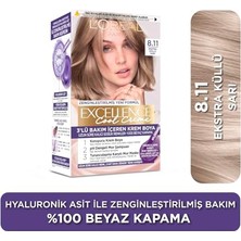 Aesco L’oréal Paris Excellence Cool Creme Saç Boyası - 8.11 Ekstra Küllü Sarı
