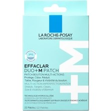 Aesco La Roche-Posay Effaclar Duo (+) M Patch Sivilce Karşıtı Bant 420 Mikron Ultra Ince Hidrokolloid 22 Adet