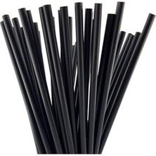 Aesco Miopack Nice Plast Kalın Siyah Frozen Pipet 100'LÜ Siyah